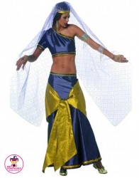 Strój Hinduska Tancerka szafirowa
