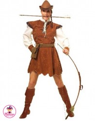 Strój Pani Robin Hood nieustraszona