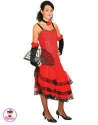 Strój Flamenco Czerwona