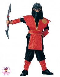 Kostium Ninja czerwony