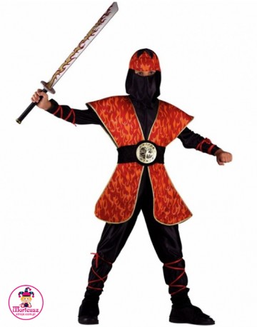 Kostium Ninja Płomień